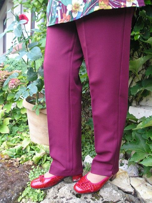 pantalon femme taille élastiquée