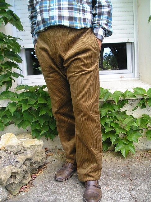 pantalon velours d'hiver sénior