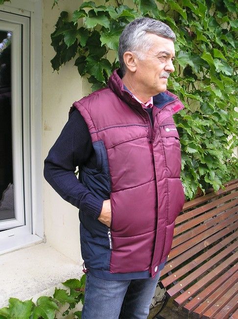 blouson sans manche personne âgée