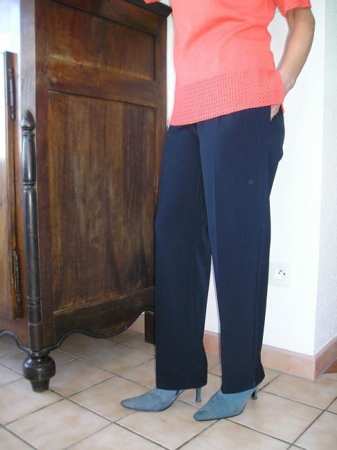 pantalon taille élastiquée