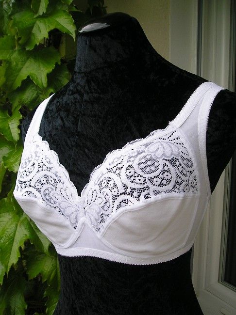 Soutien-gorge Fermeture Devant Coton - Sans Armatures - Confortable Pour Personnes âgées Ou Allaitement - Tulle Doux