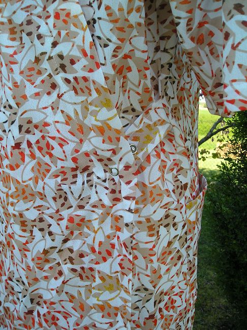 robe ouverte dos 3 ème âge