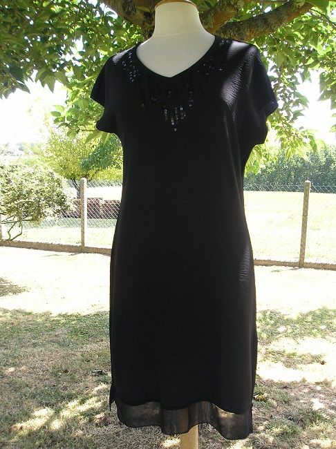 robe noire sénior