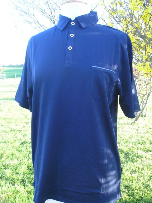 polo uni marine sénior