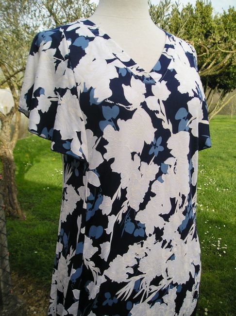 robe bleue printemps-été