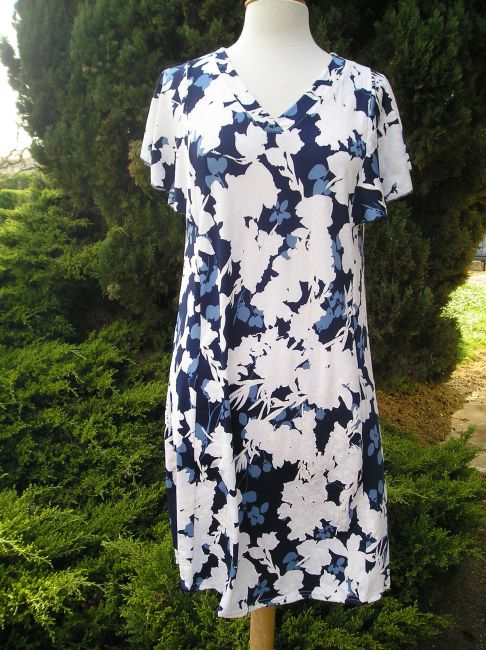 robe bleue printemps-été