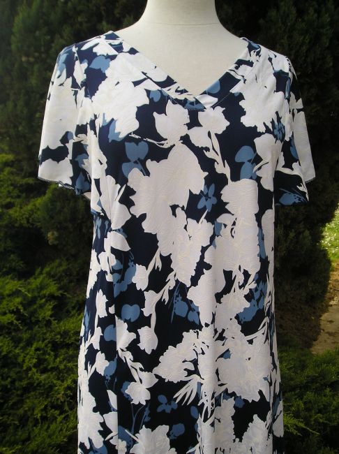 robe bleue printemps-été