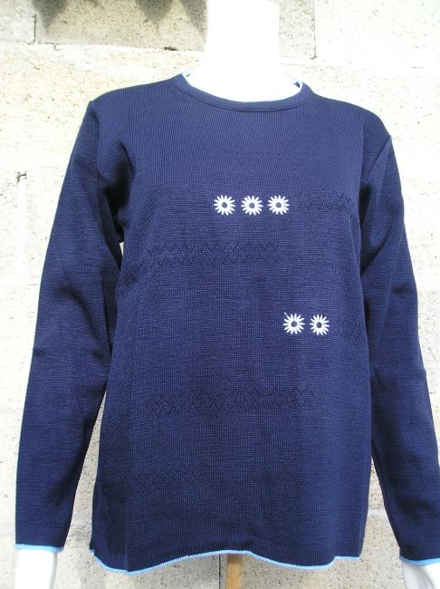 pull 100% acrylique sénior
