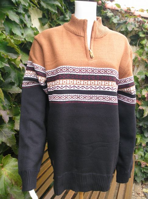 pull jacquard sénior