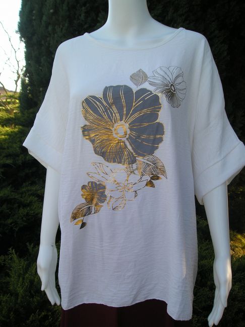 tunique imprimée personne âgée