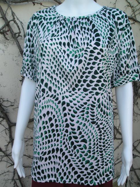 tunique imprimée personne âgée