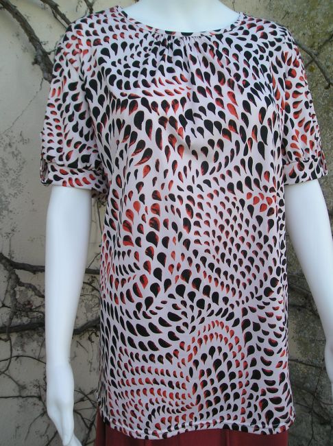 tunique imprimée 3 ème âge