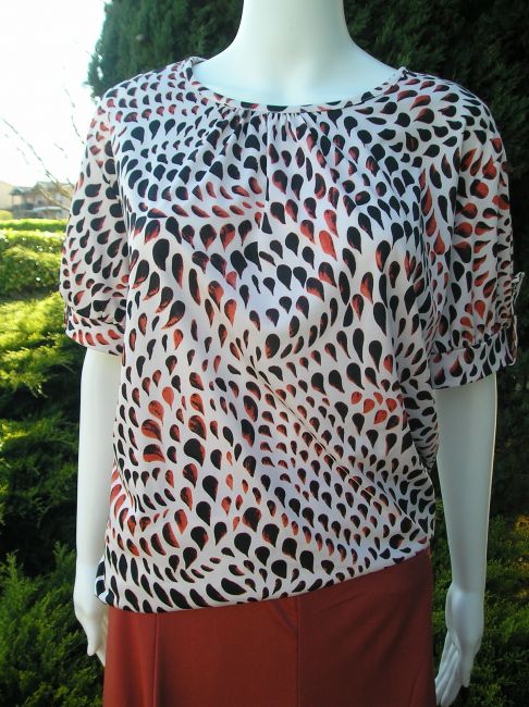 tunique imprimée 3 ème âge